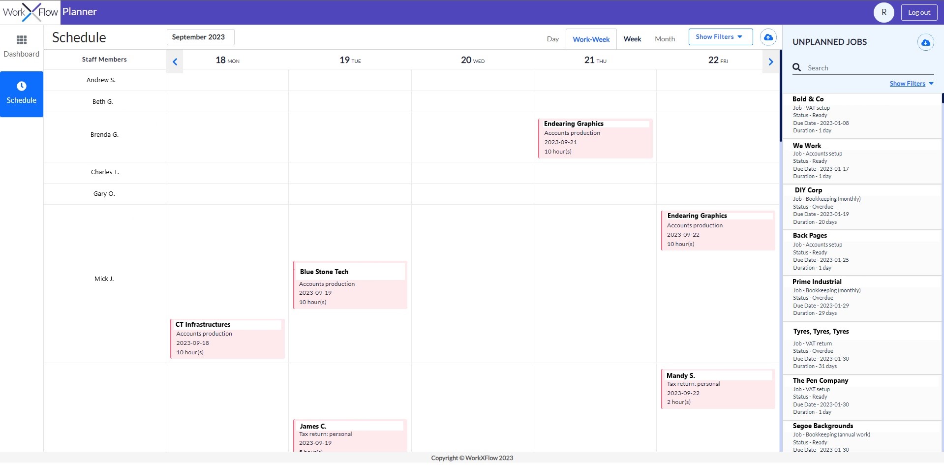 Screenshot 3 for app WorkXFlow Planner