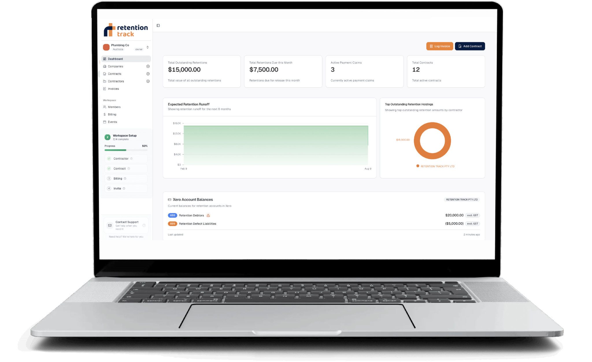 Screenshot 1 for app Retention Track
