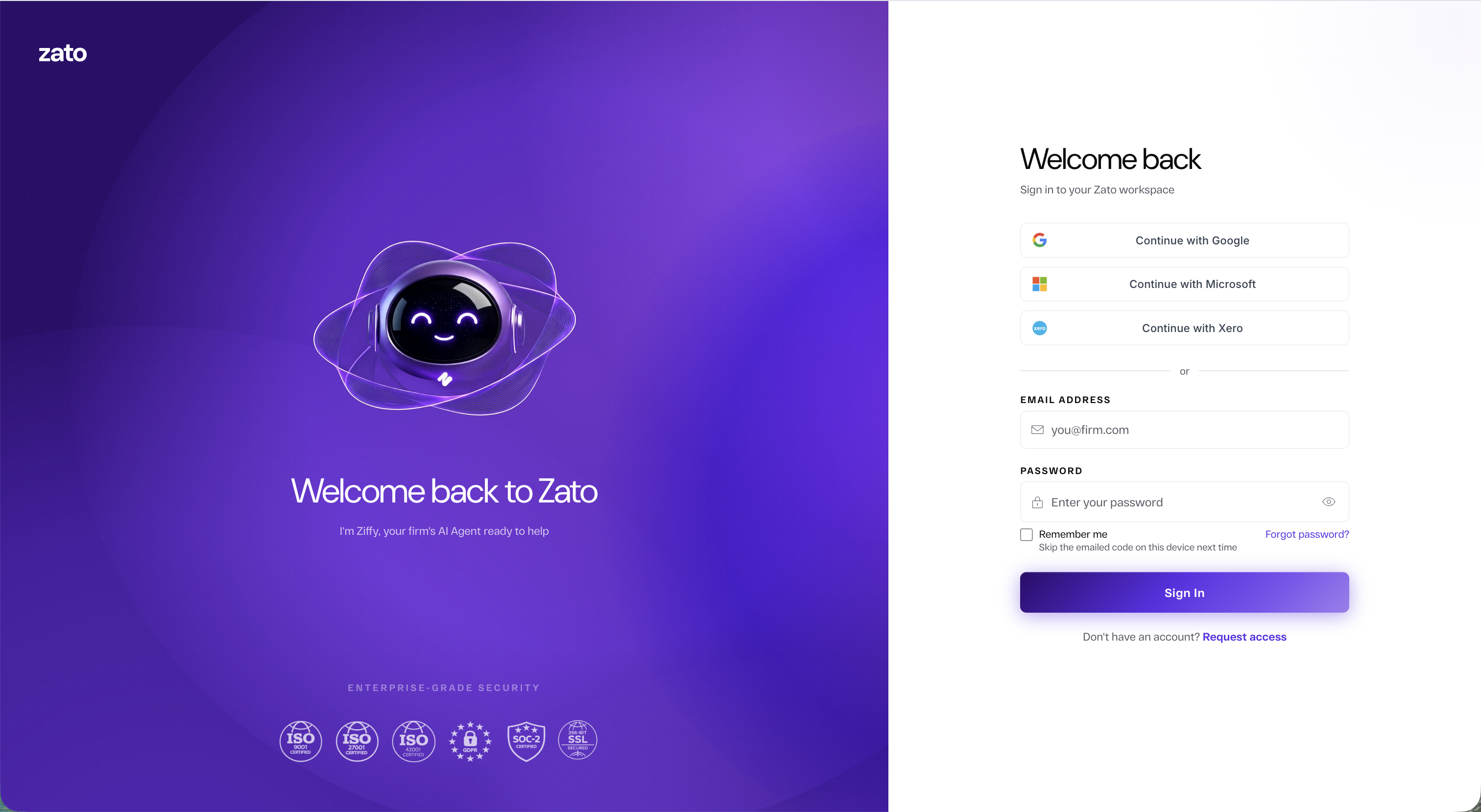 Screenshot 1 for app Zato