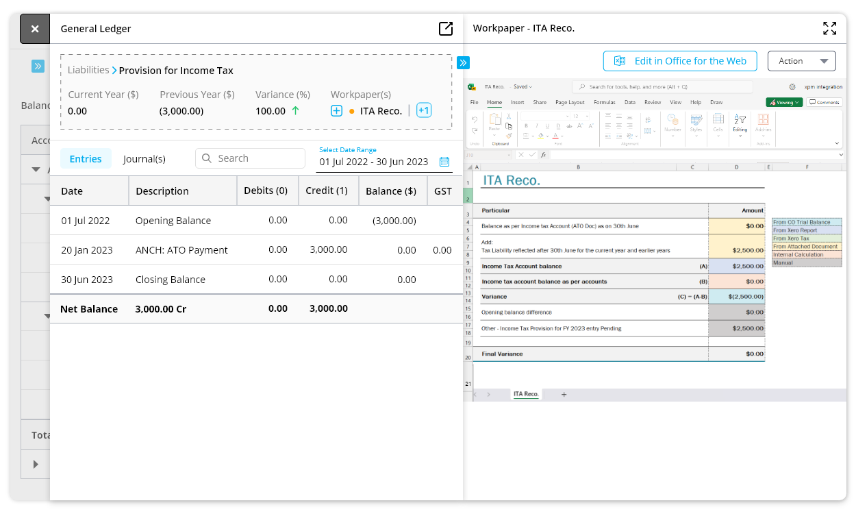 Screenshot 4 for app Tax Sorted Workpapers