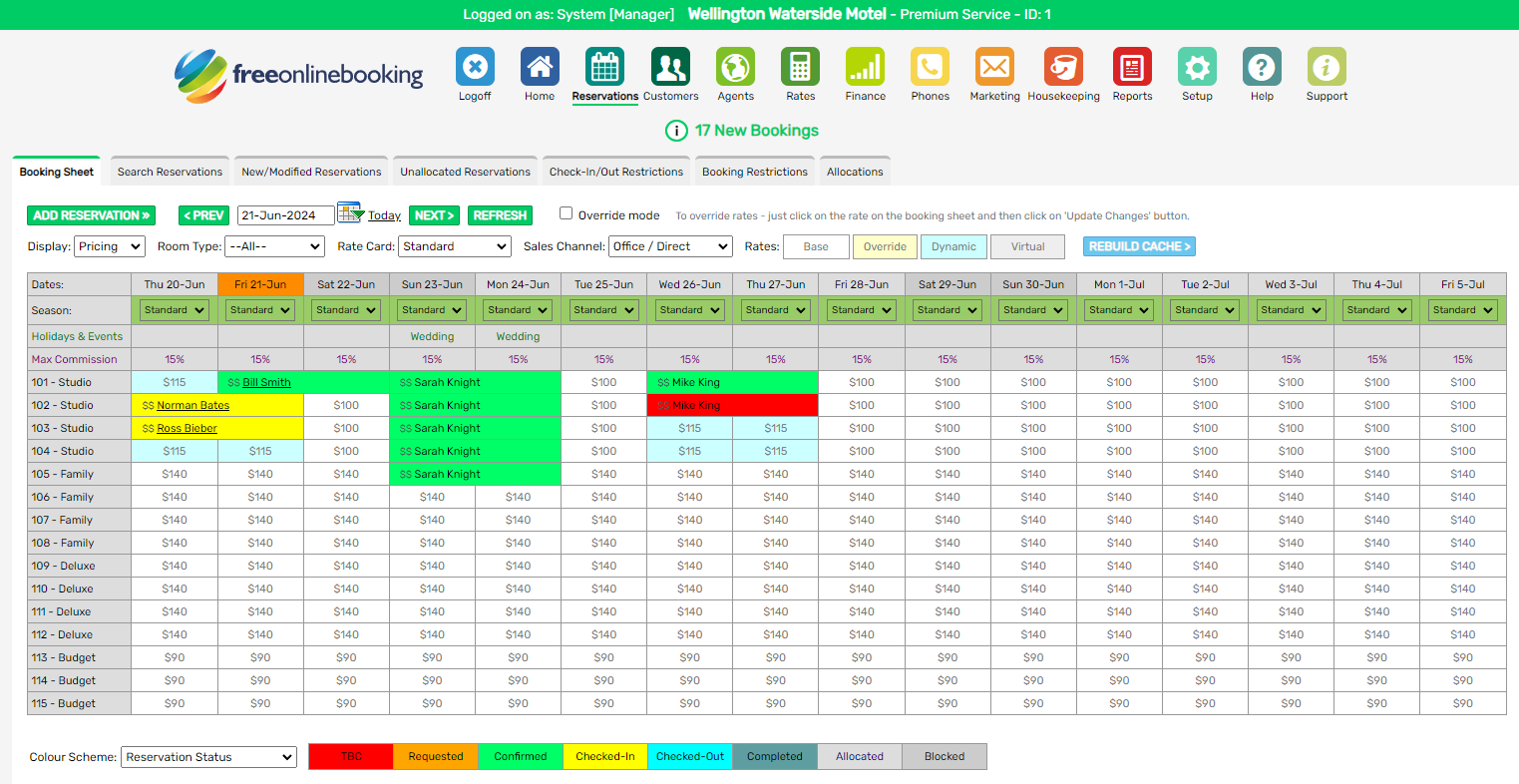 Screenshot 1 for app freeonlinebooking