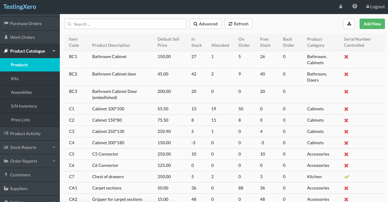 Screenshot 1 for app Workhorse Order & Inventory Management