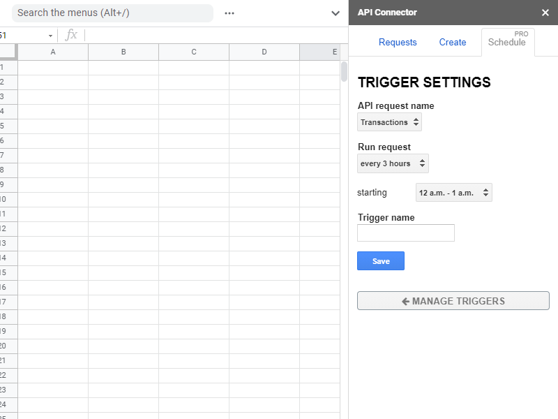 Screenshot 4 for app Mixed Analytics API Client for Sheets