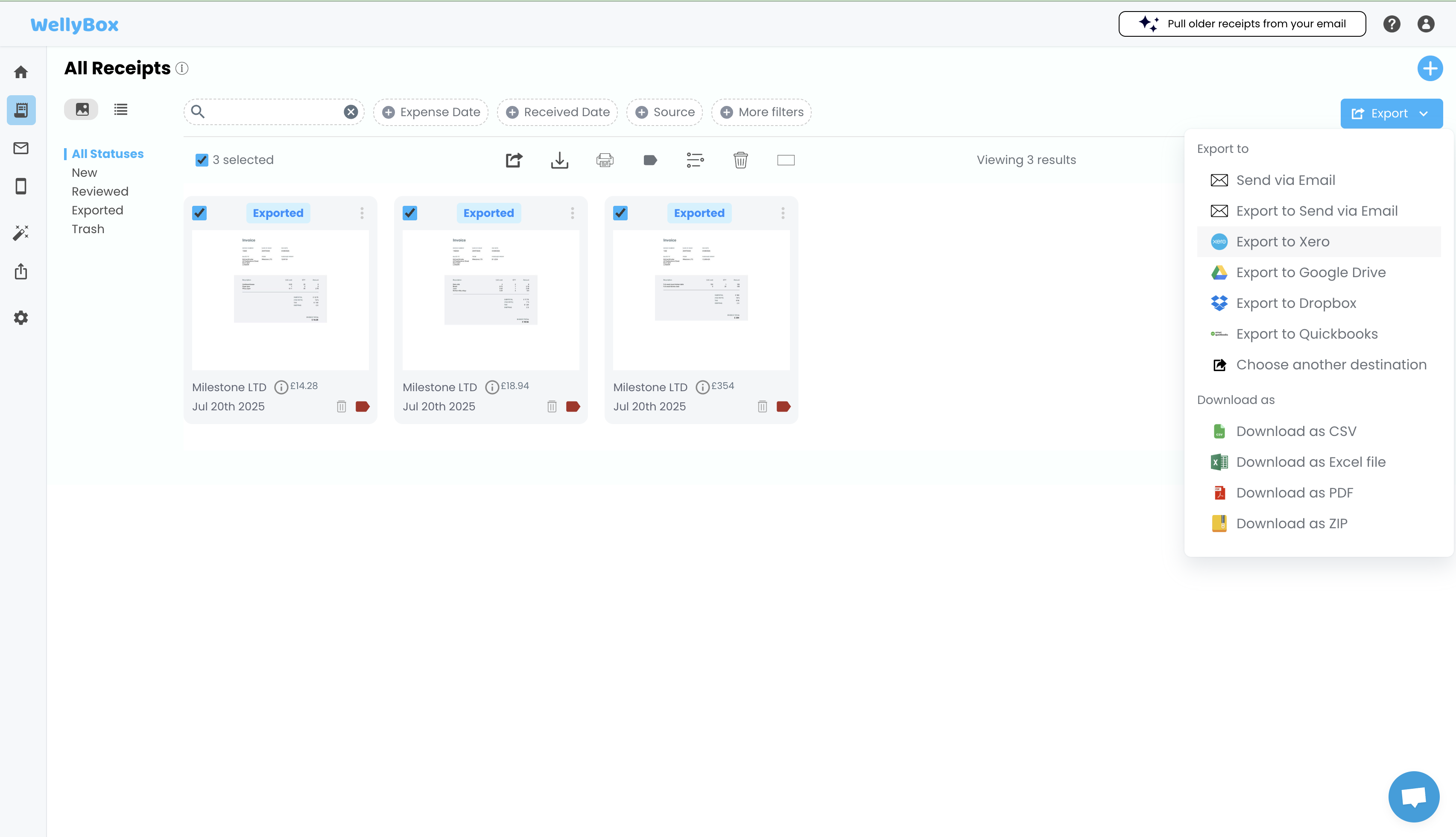 Screenshot 1 for app WellyBox