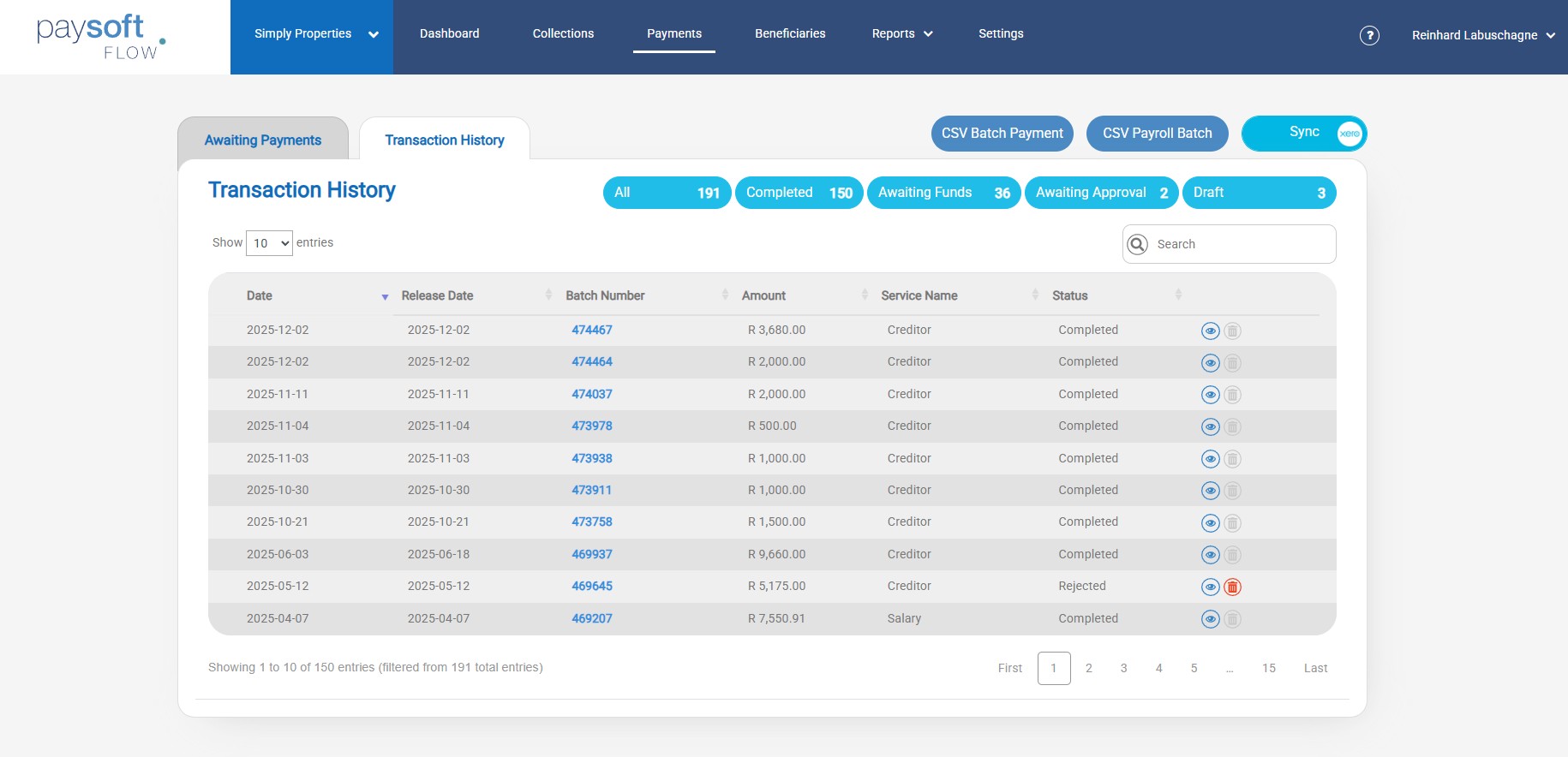 Screenshot 4 for app Paysoft Flow