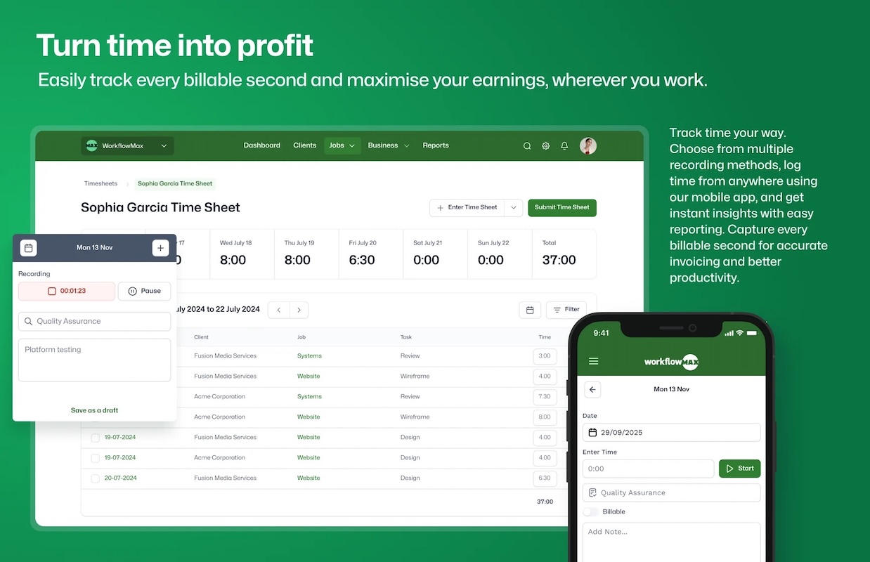 Screenshot 5 for app WorkflowMAX