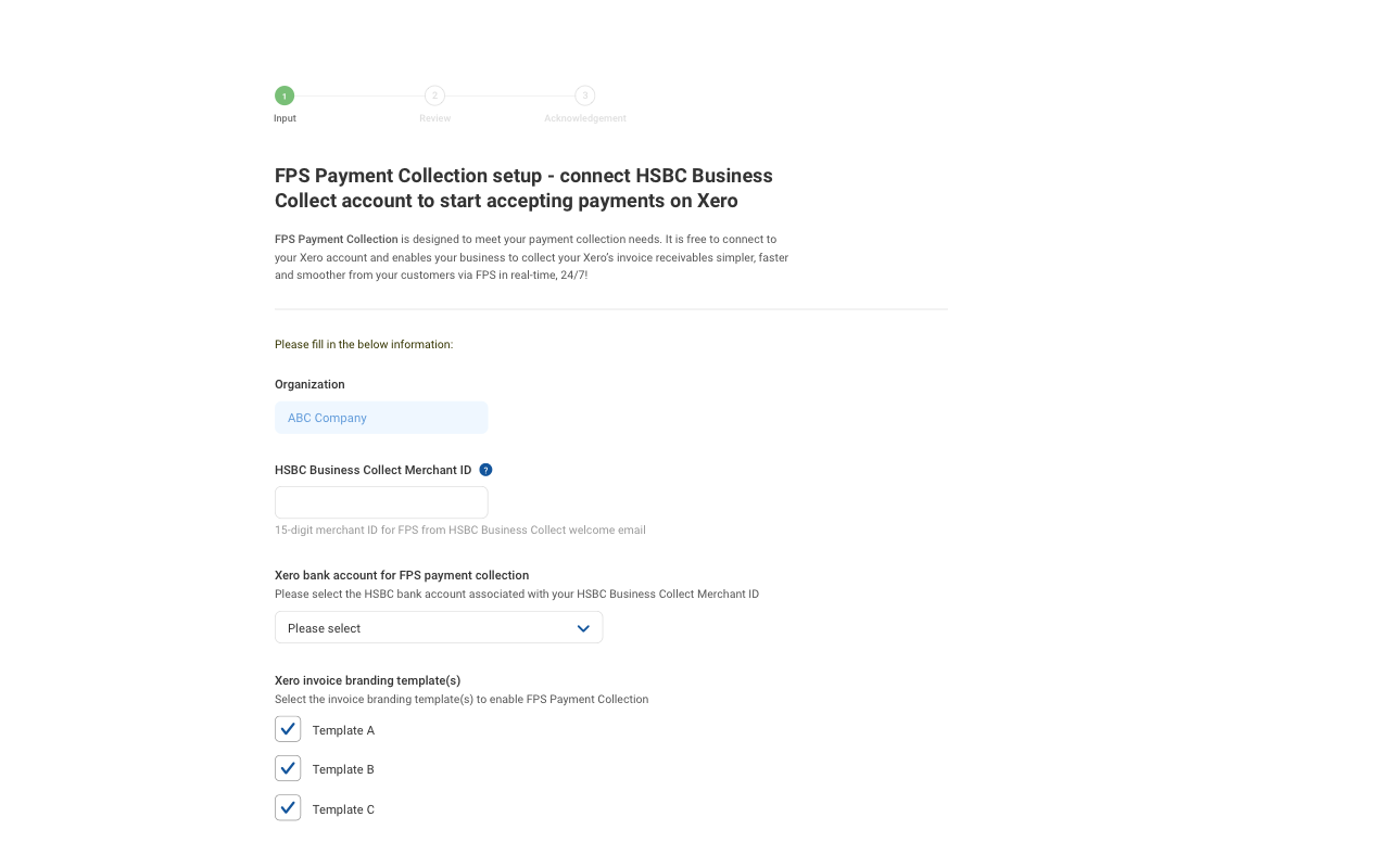 Screenshot 2 for app FPS Payment Collection (for HSBC Business Collect)