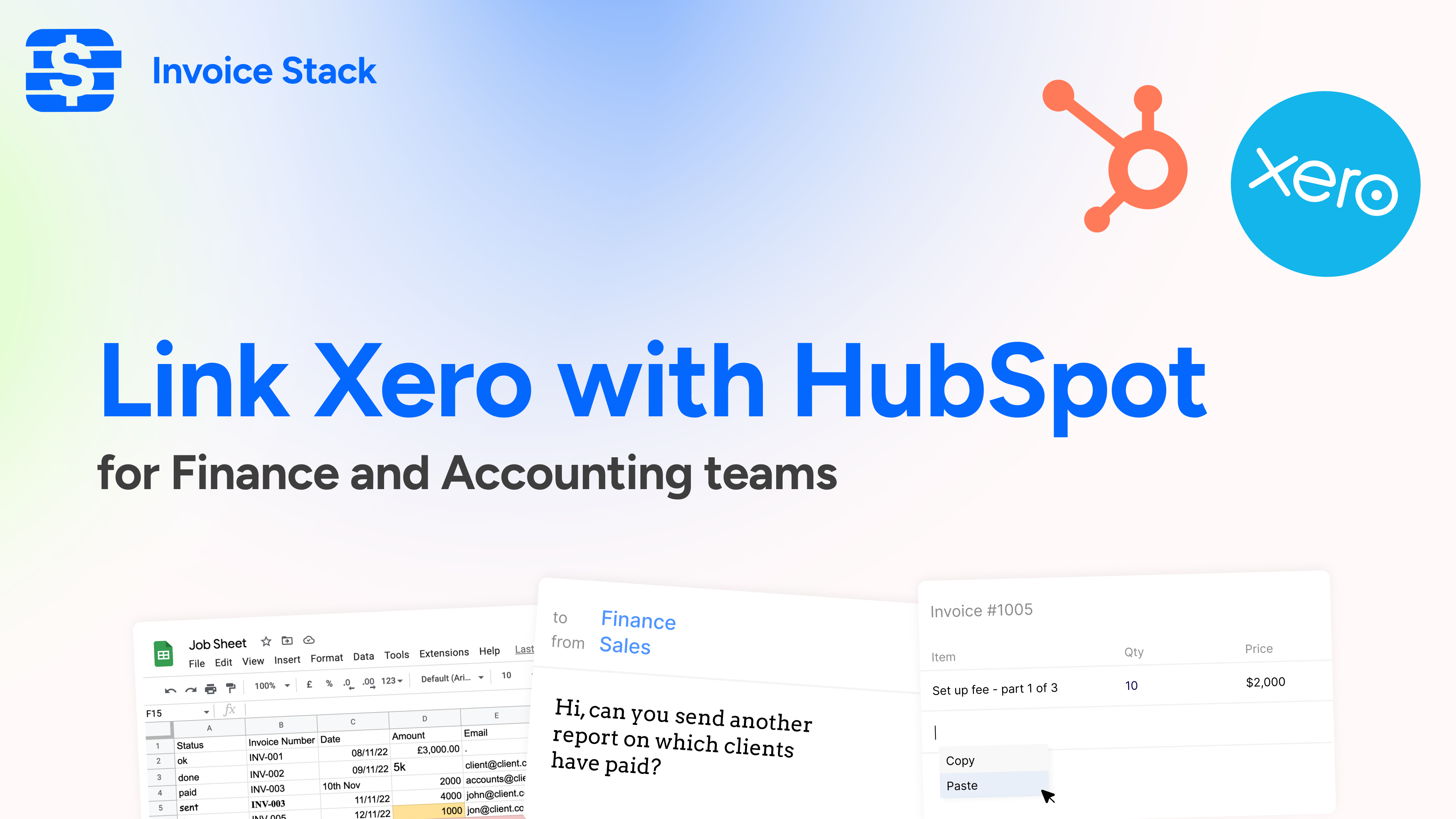 Invoice Stack for HubSpot