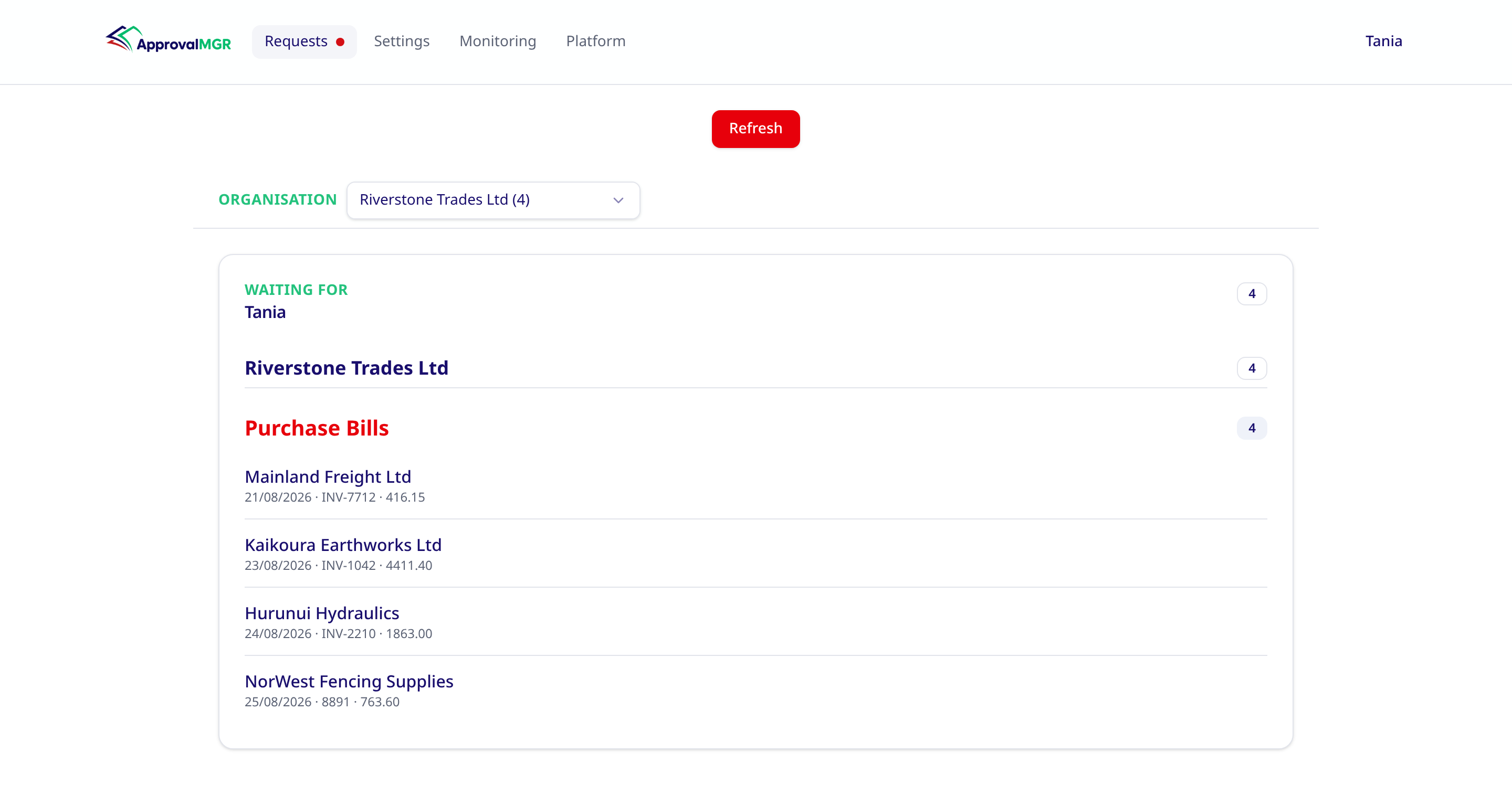 Screenshot 2 for app ApprovalMGR
