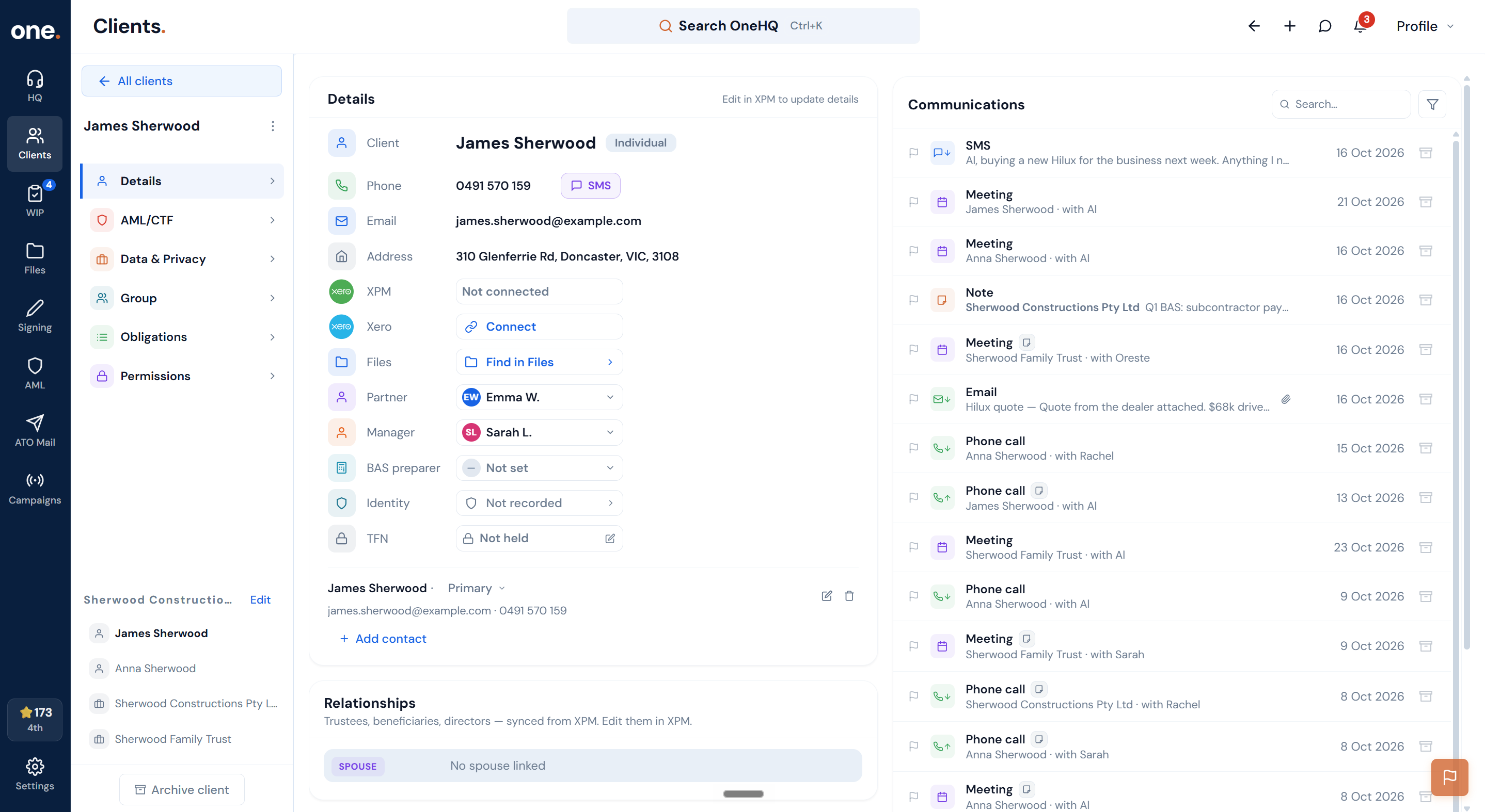 Screenshot 4 for app OneHQ