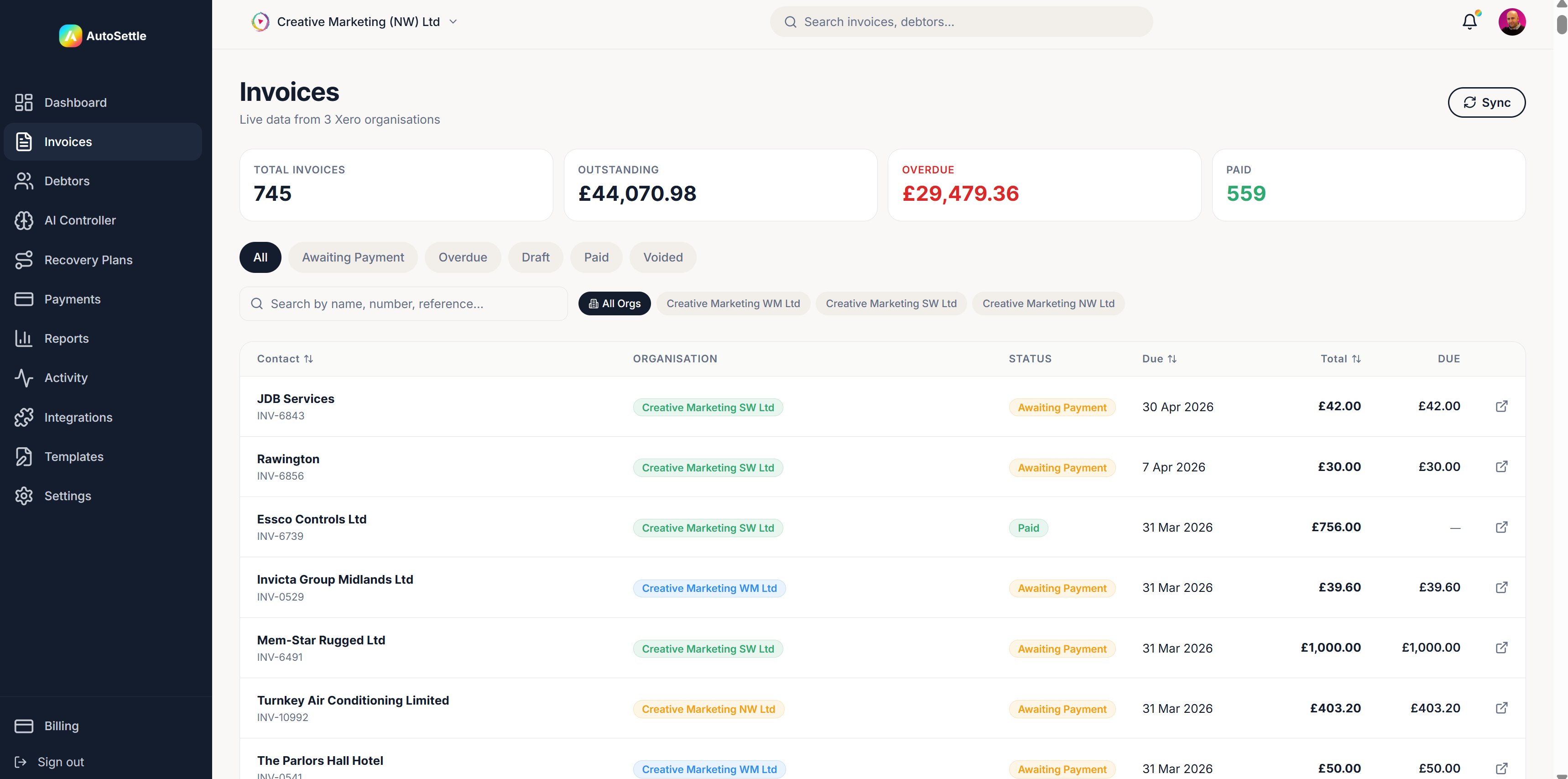 Screenshot 2 for app AutoSettle