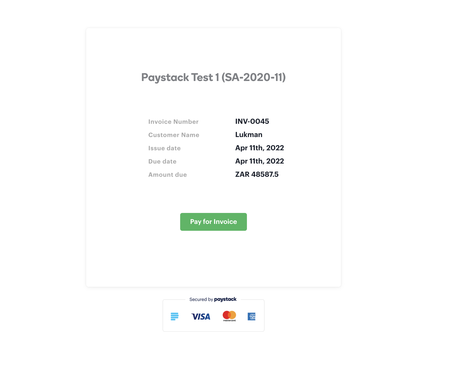 Screenshot 3 of 3 for app Paystack