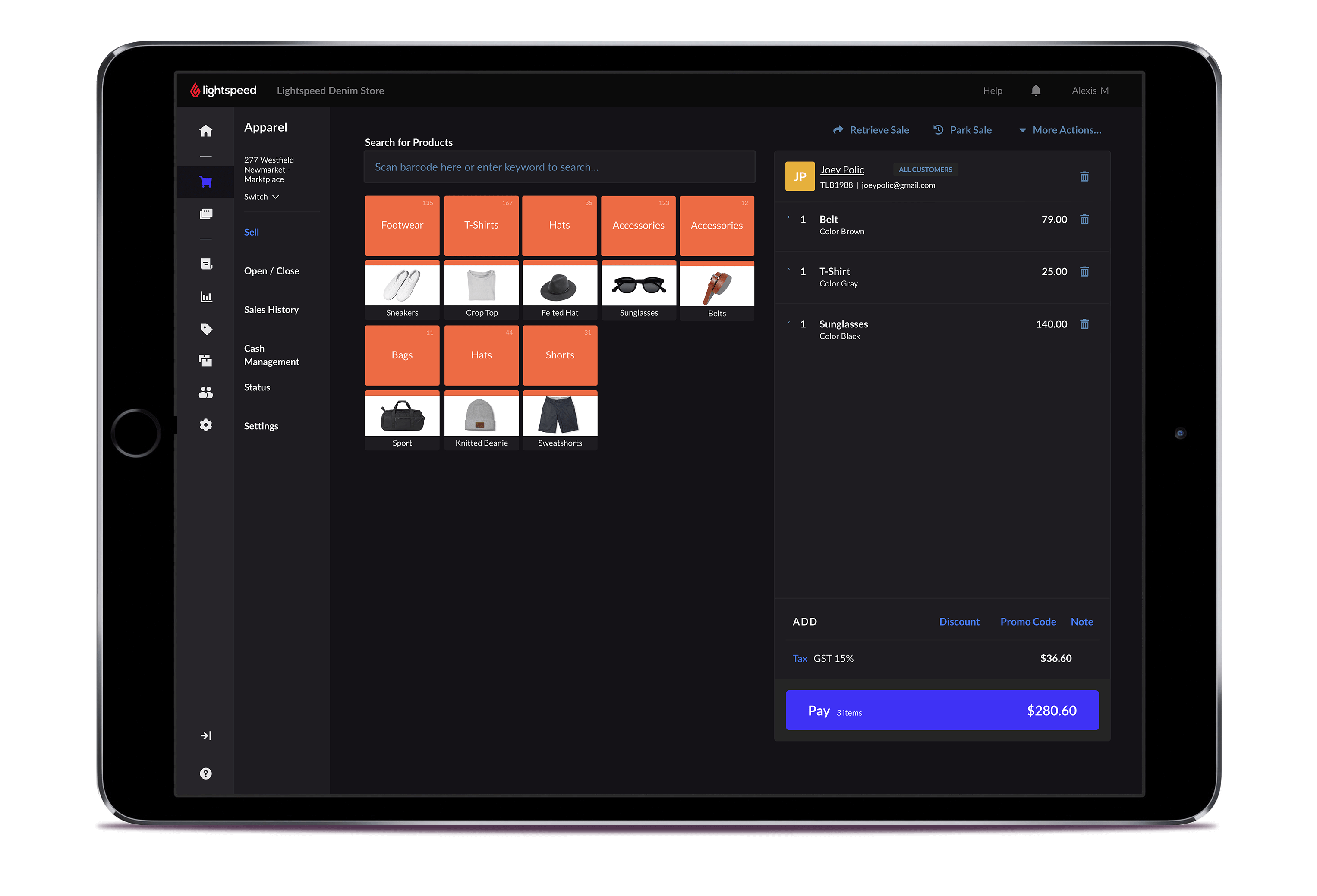 Screenshot 1 for app Lightspeed Retail POS (X-Series)