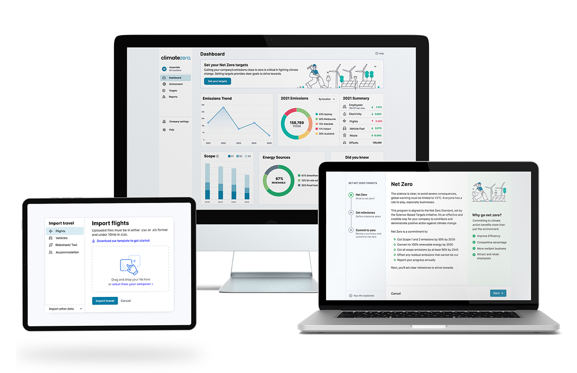 Screenshot 1 for app Climate Zero
