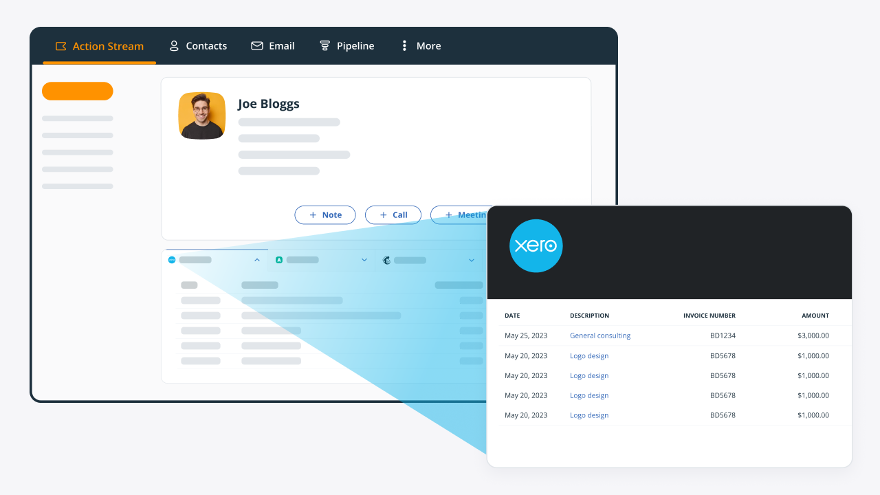 Screenshot 2 for app OnePageCRM