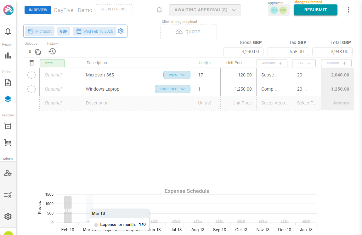 Screenshot 1 for app DayFive