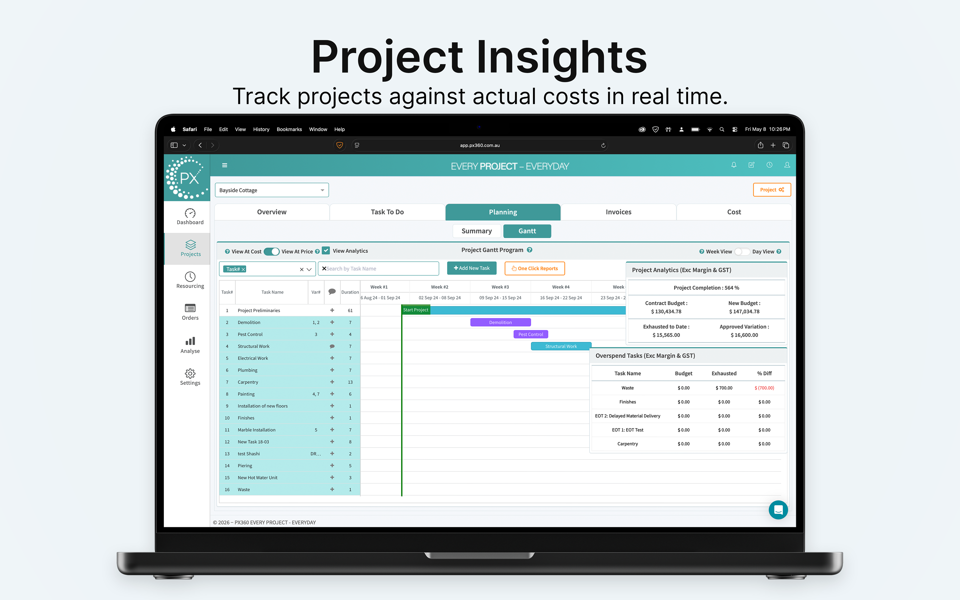 Screenshot 5 for app PX360 Project Manager