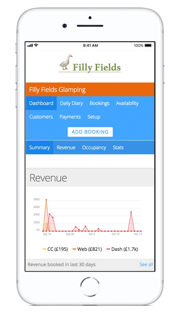 Screenshot 3 of 3 for app Bedful Booking System