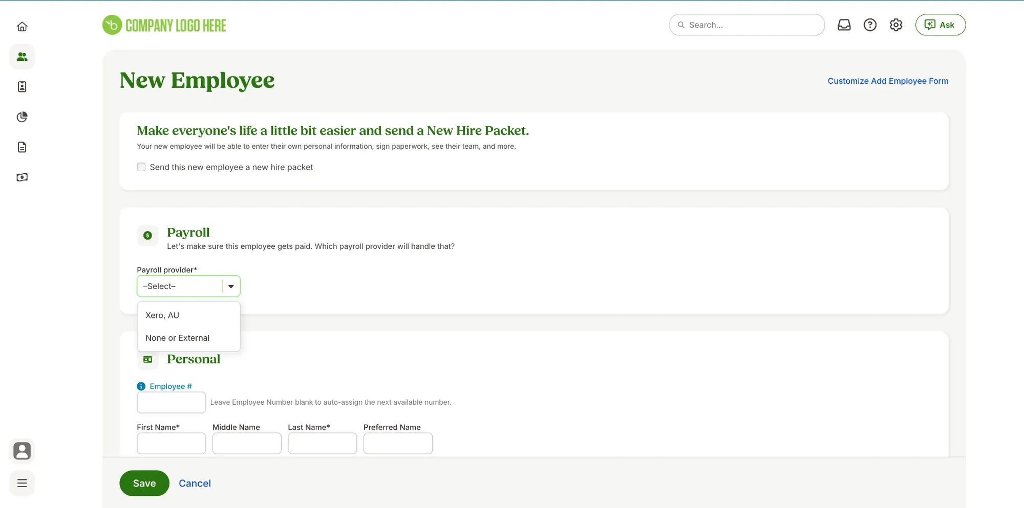Screenshot 2 for app BambooHR (Payroll)