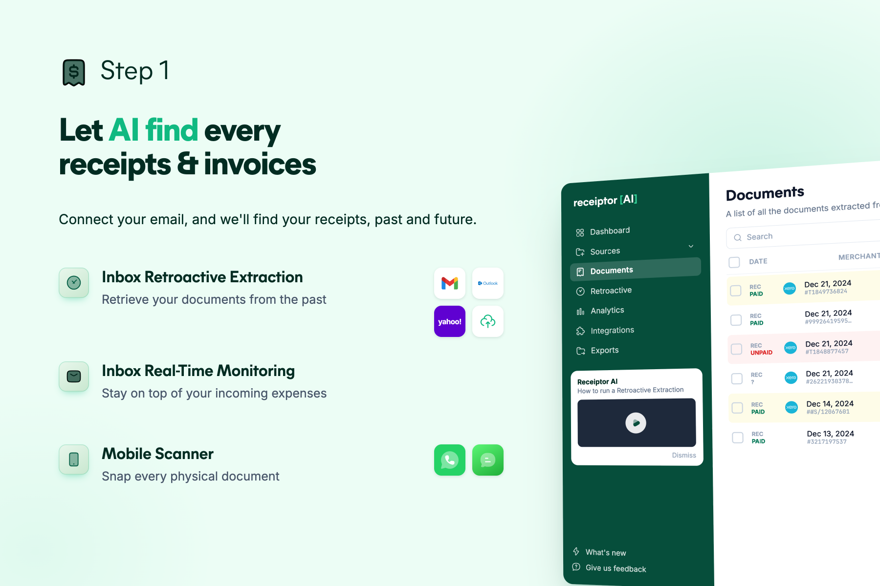Screenshot 2 for app Receiptor AI