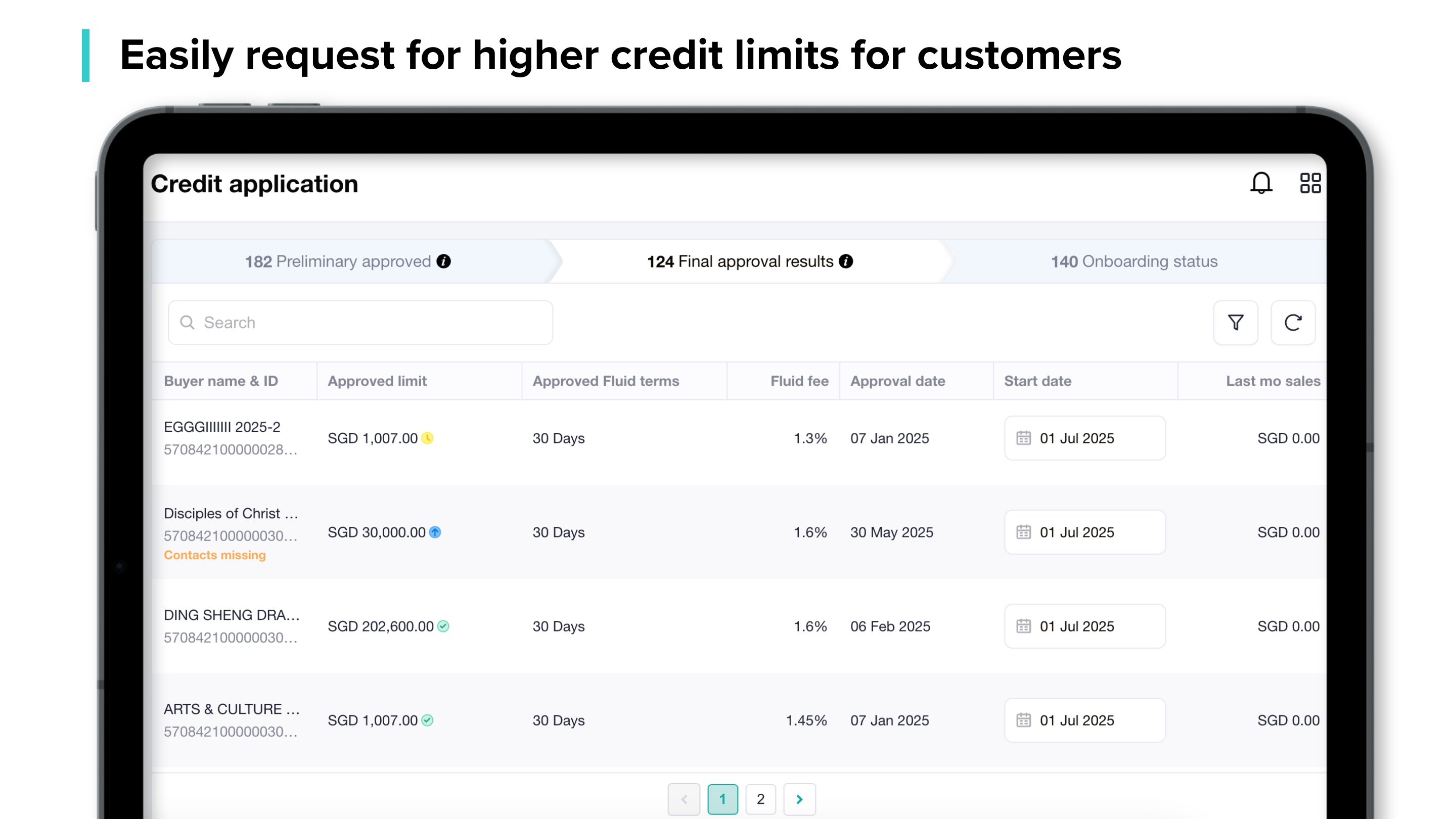 Screenshot 4 for app Fluid Financial Pte Ltd