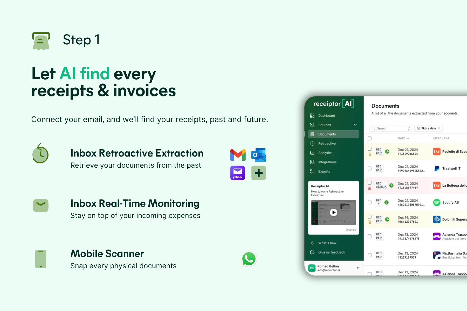 Screenshot 2 for app Receiptor AI