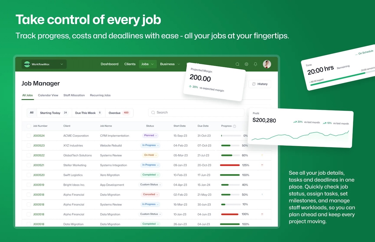 Screenshot 2 for app WorkflowMAX