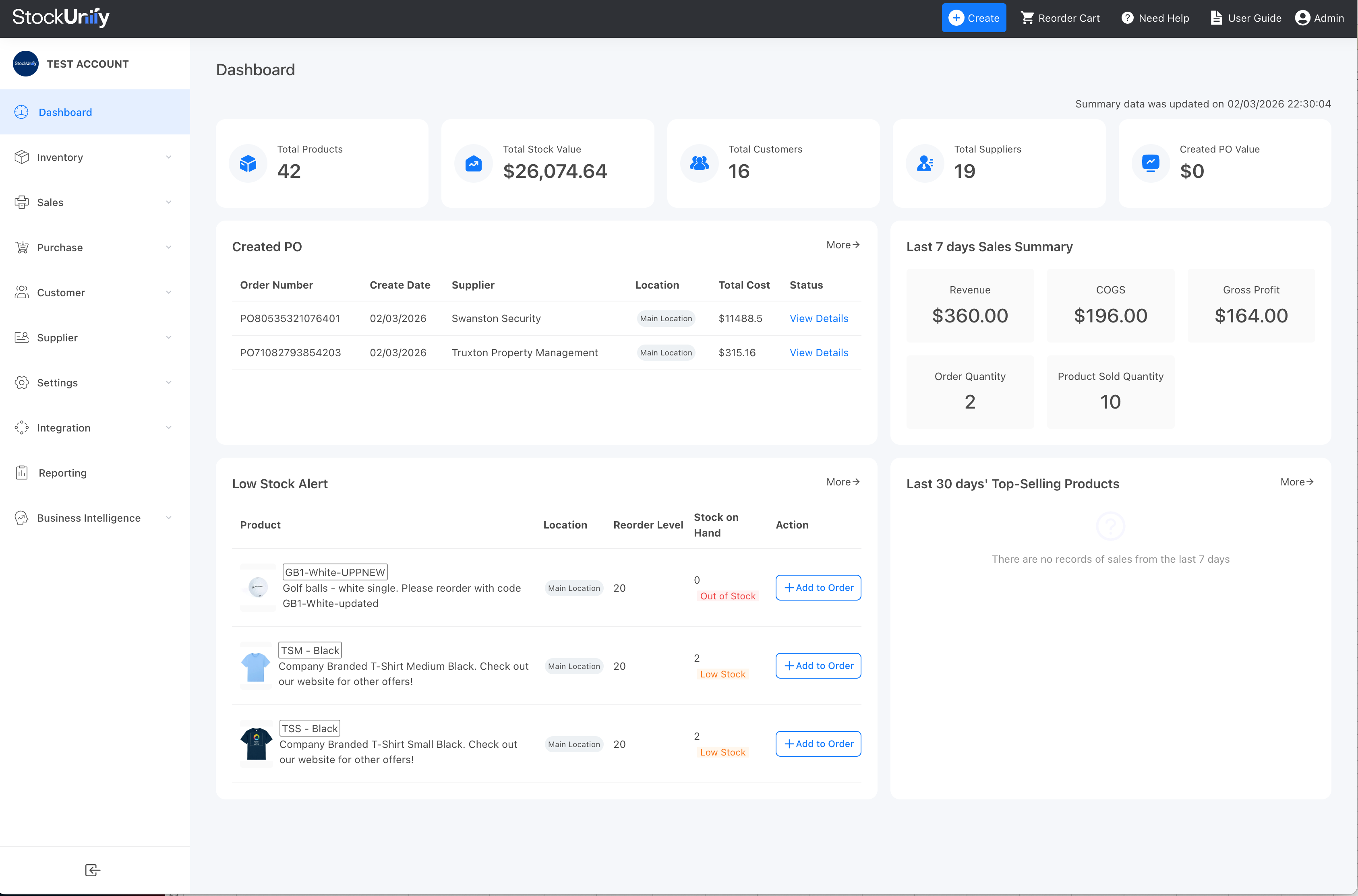 Screenshot 1 for app StockUnify