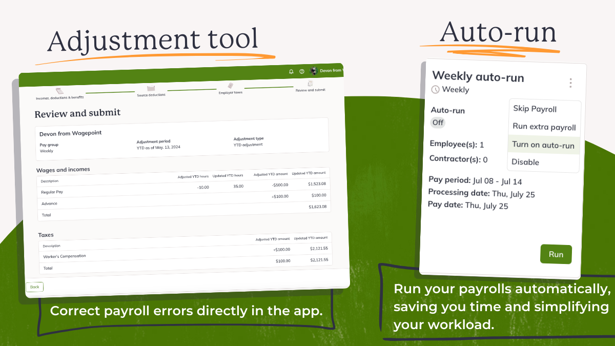 Screenshot 3 for app Wagepoint Payroll