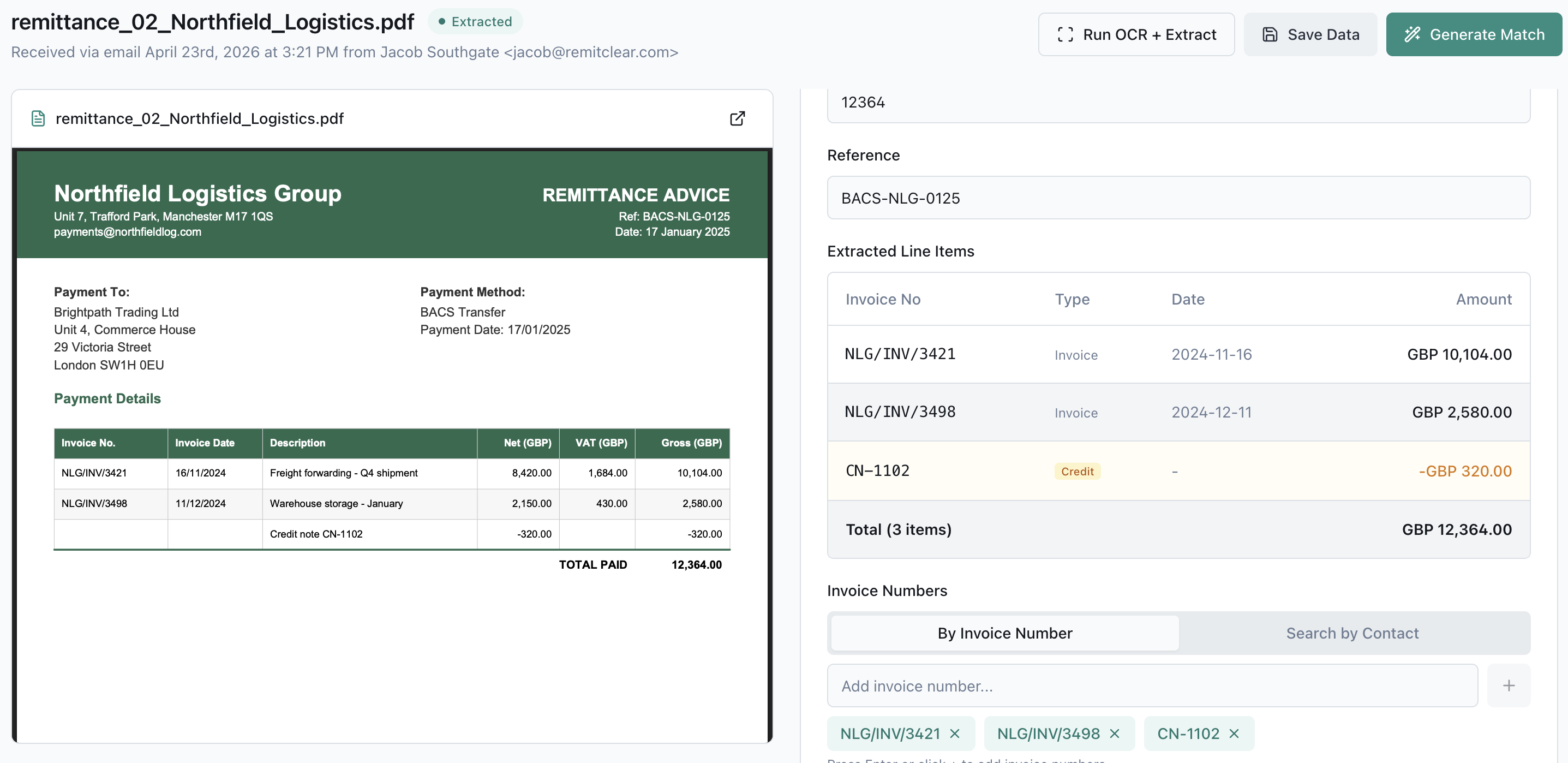 Screenshot 2 for app RemitClear