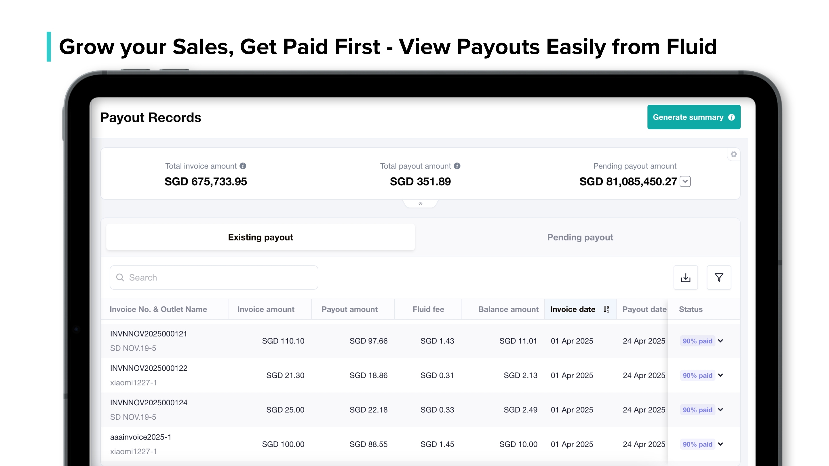 Screenshot 6 for app Fluid Financial Pte Ltd