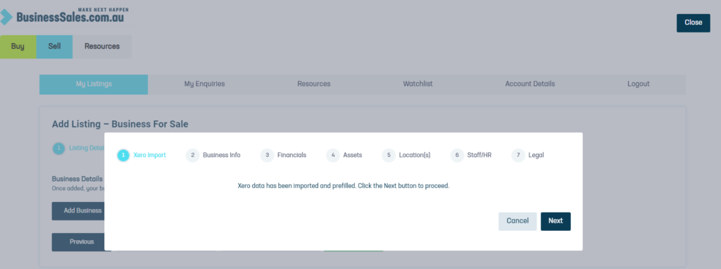 Screenshot 2 for app BusinessSales