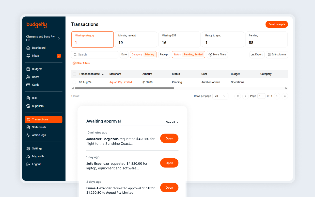 Screenshot 4 for app Budgetly