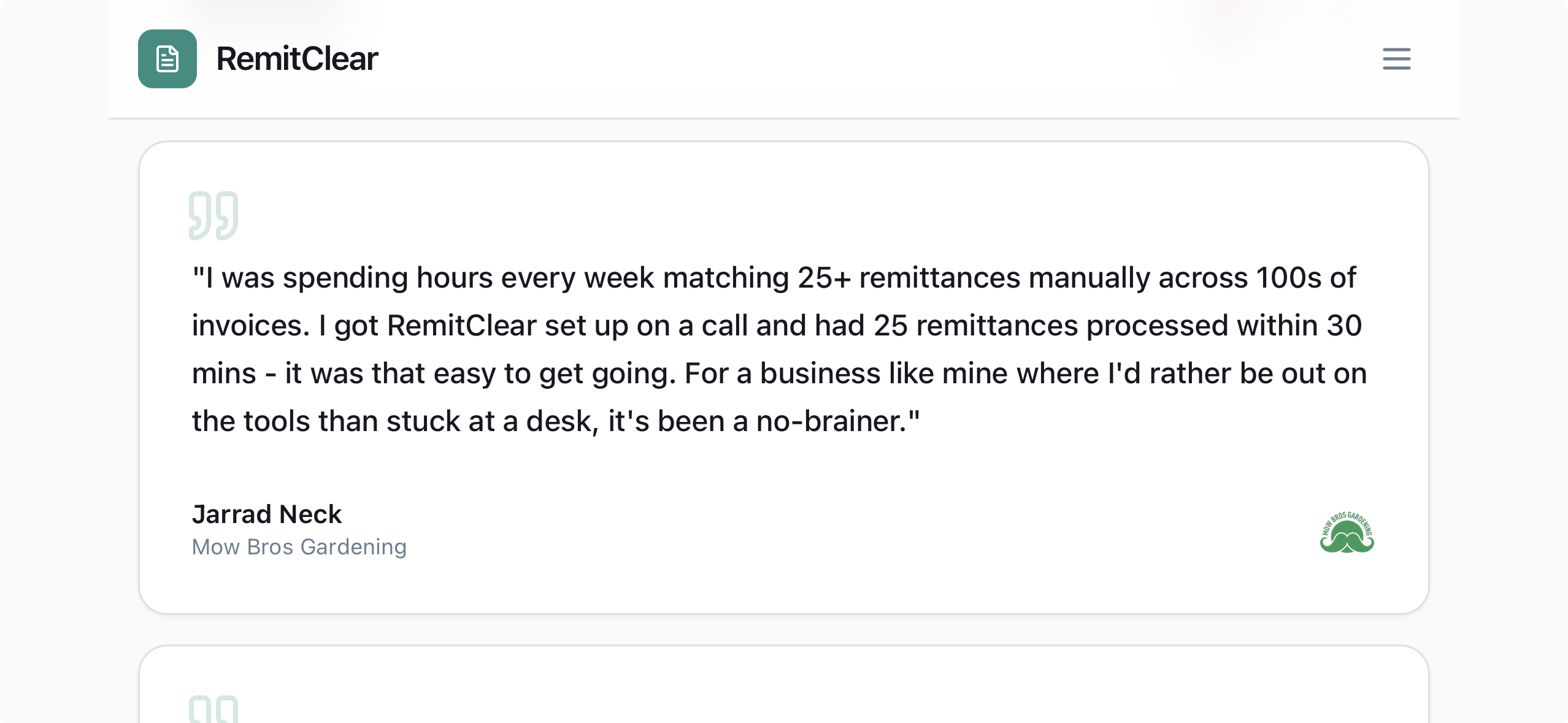 Screenshot 3 for app RemitClear