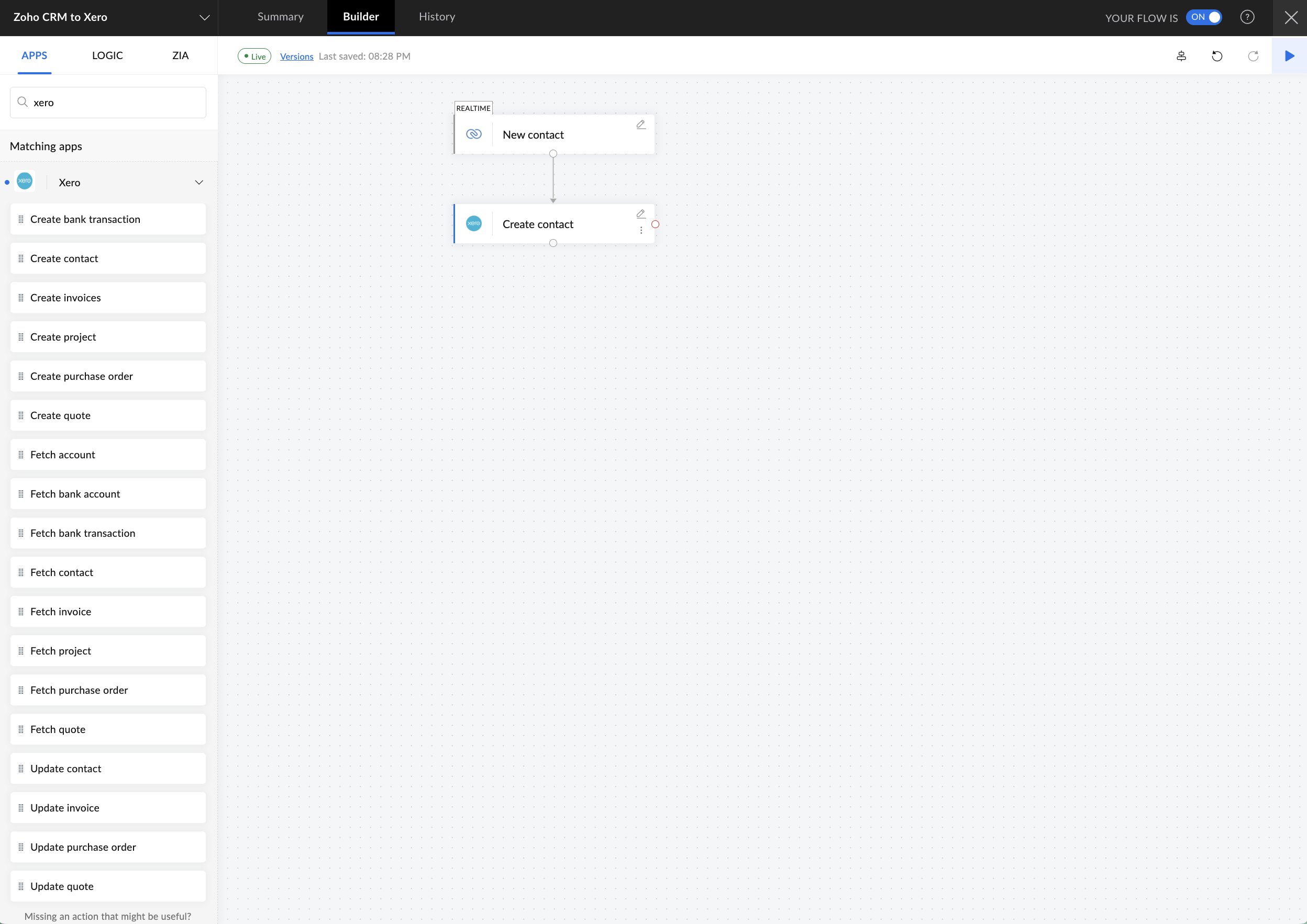 Screenshot 2 for app Zoho Flow