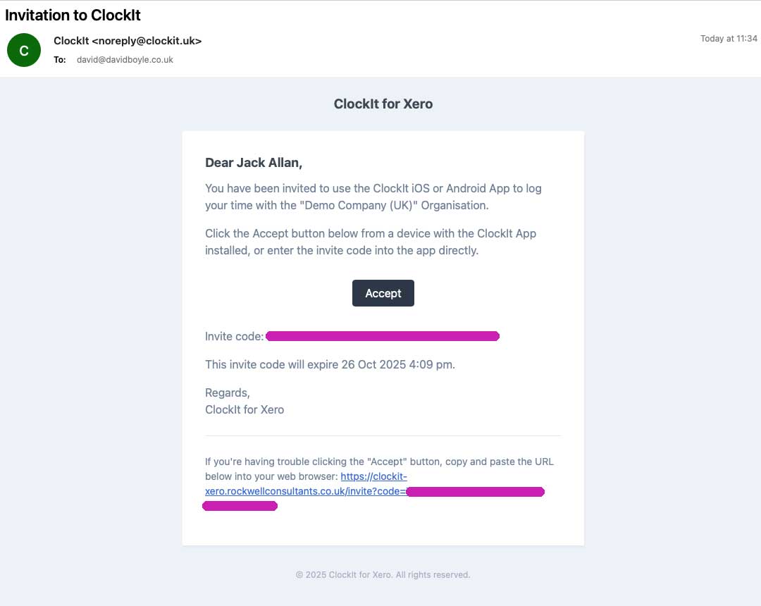 Screenshot 2 for app ClockIt