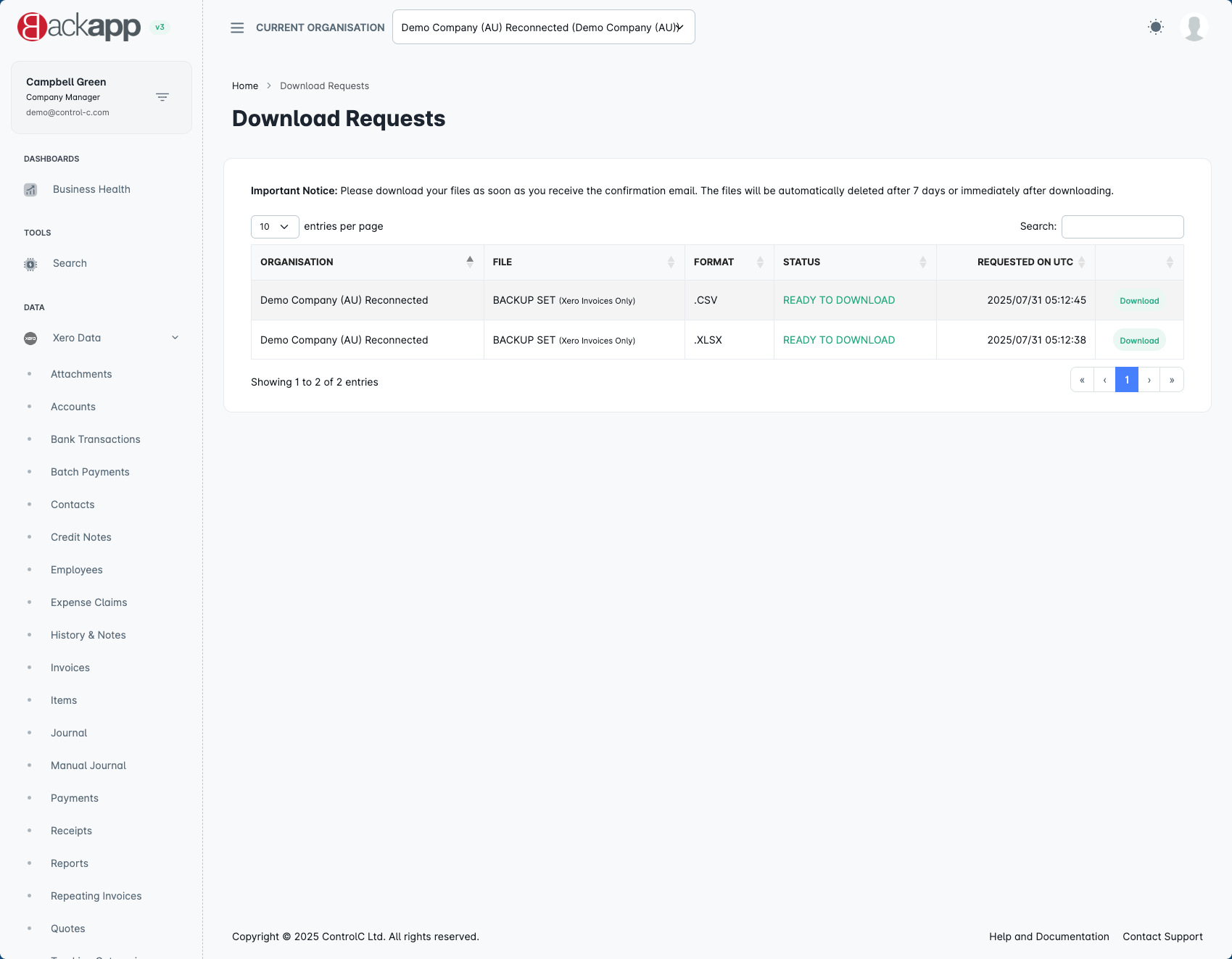 Screenshot 3 for app Controlc
