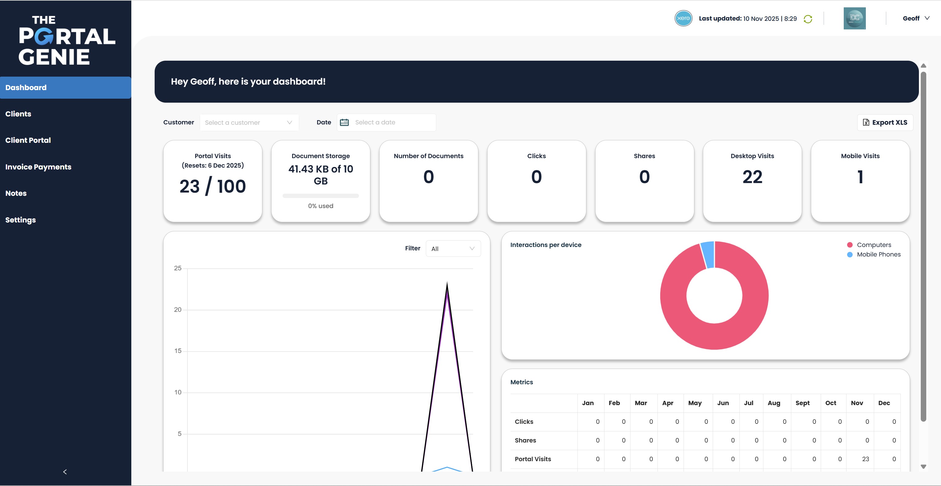 Screenshot 1 for app The Portal Genie