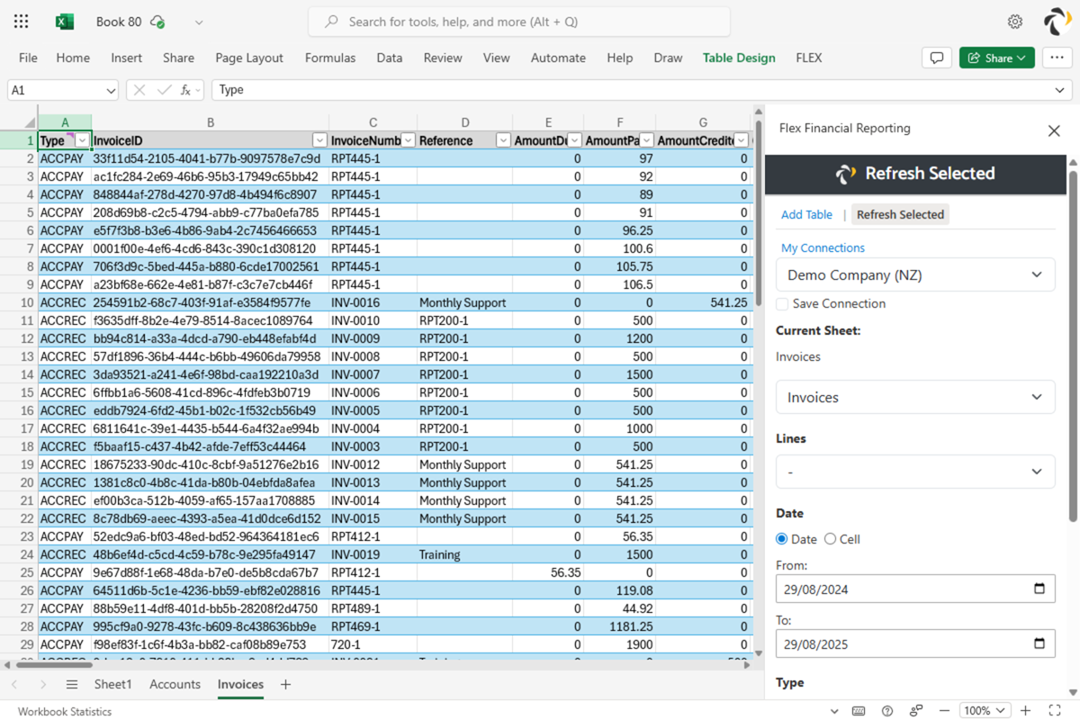 Screenshot 2 for app Flex Financial Reporting