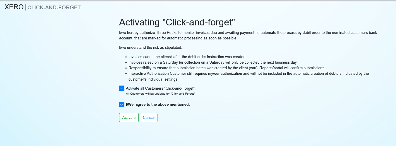Screenshot 3 for app Three Peaks Gateway