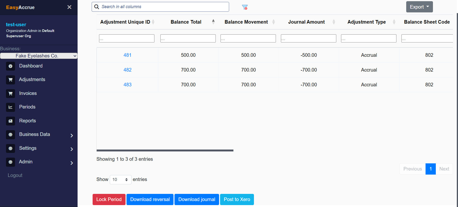 Screenshot 1 for app EasyAccrue