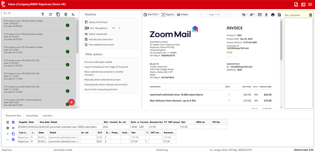 Screenshot 4 for app PaperLess