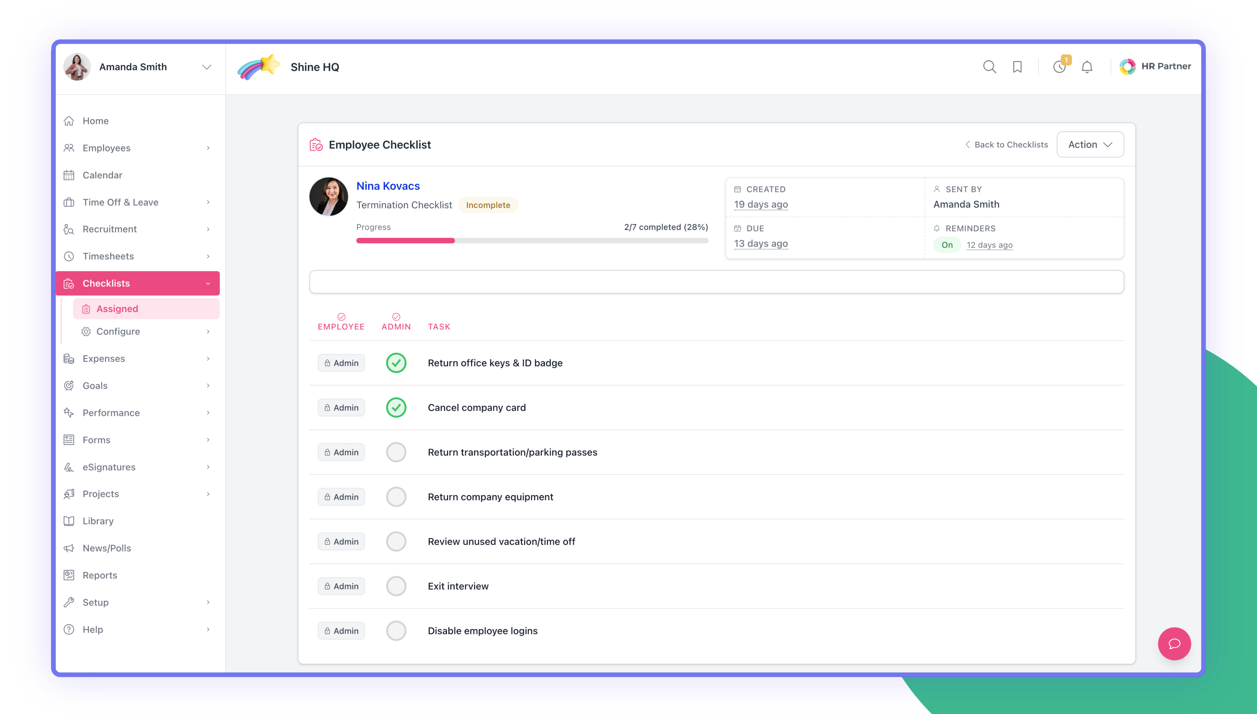 Screenshot 3 for app HR Partner