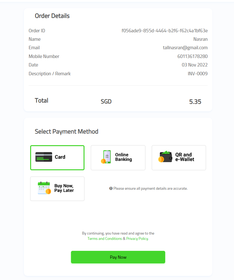 Screenshot 5 for app Razer Merchant Services