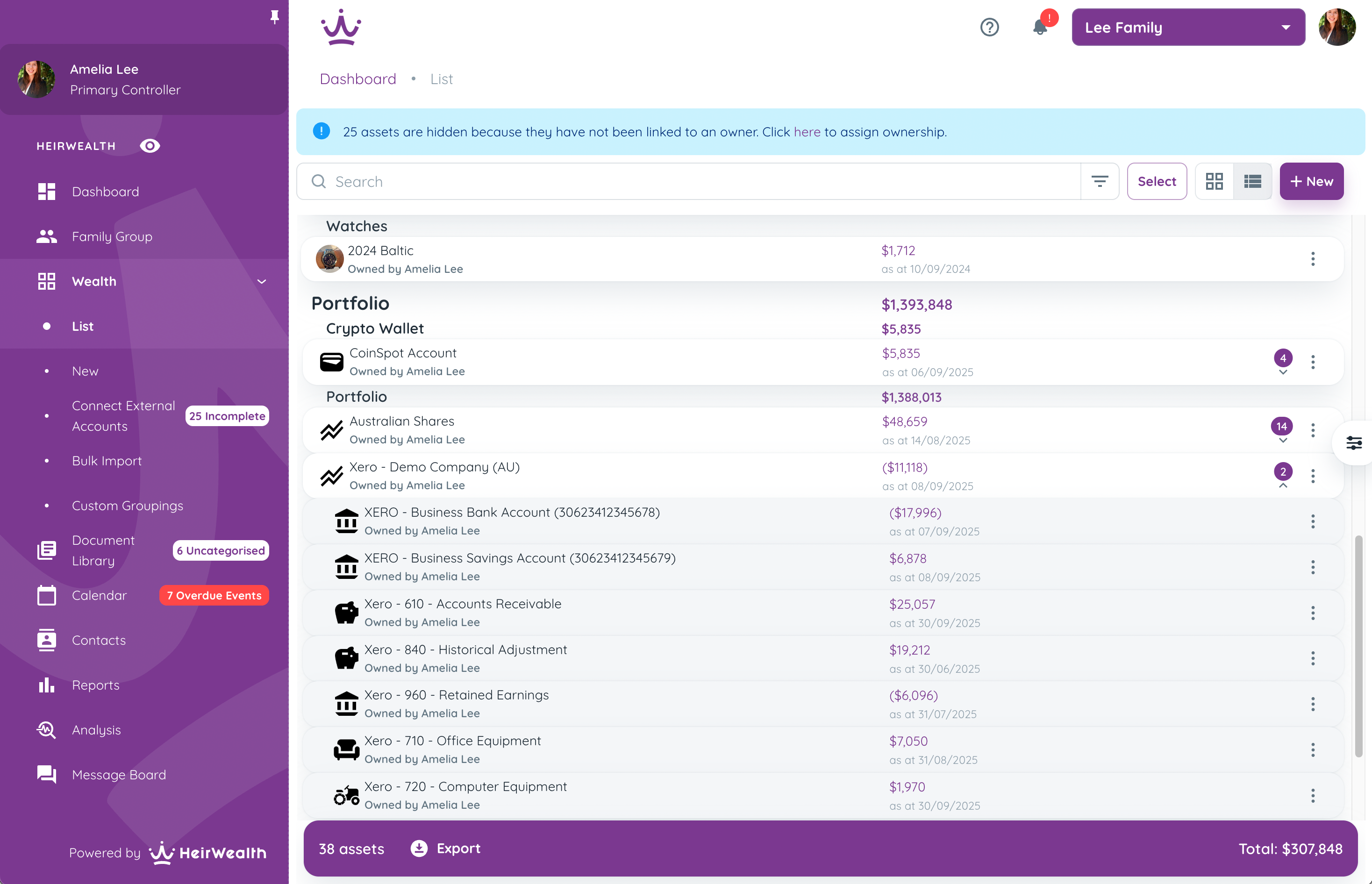 Screenshot 2 for app HeirWealth