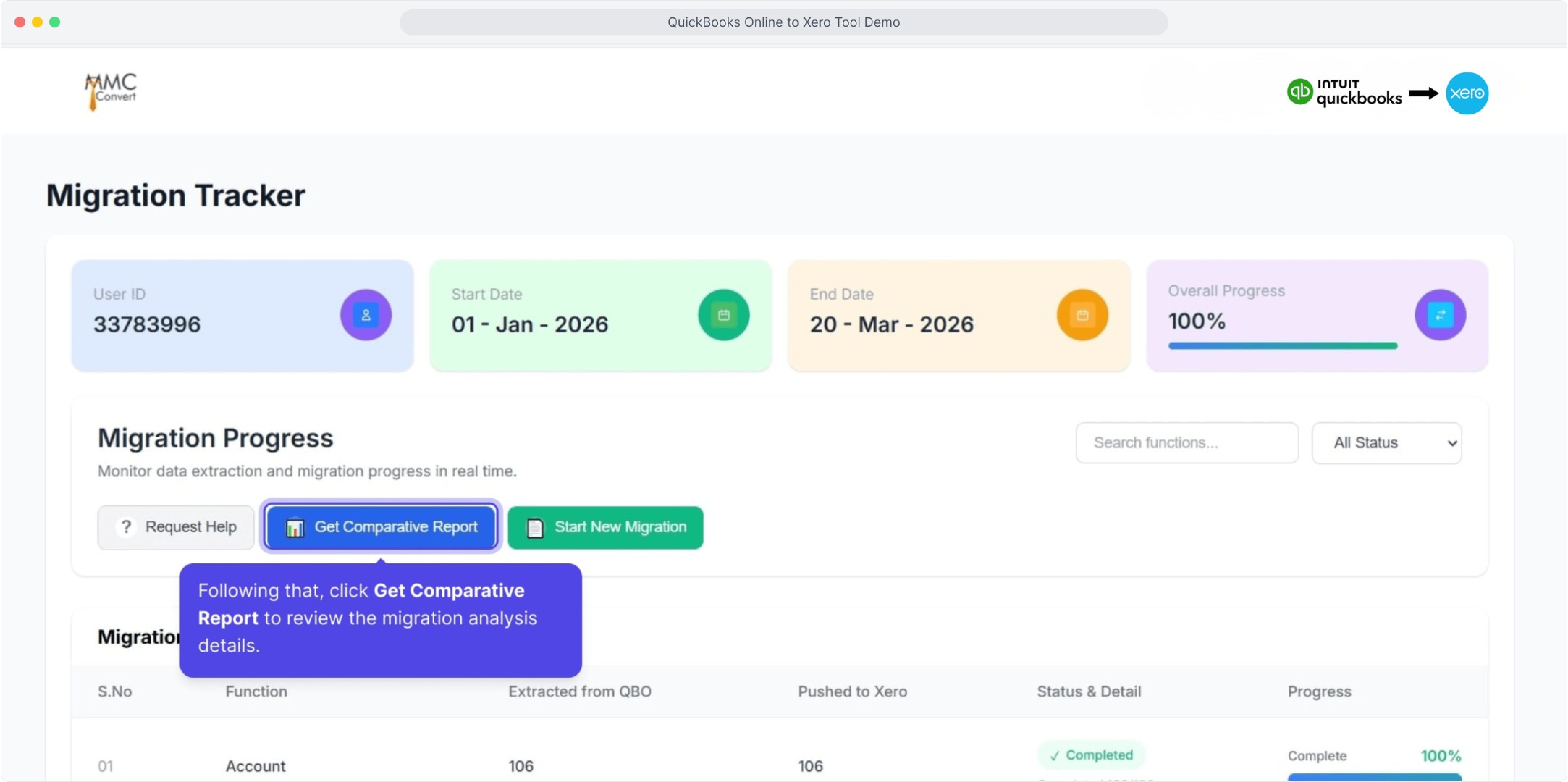 Screenshot 5 for app Migrate from QBO (by MMC Convert)