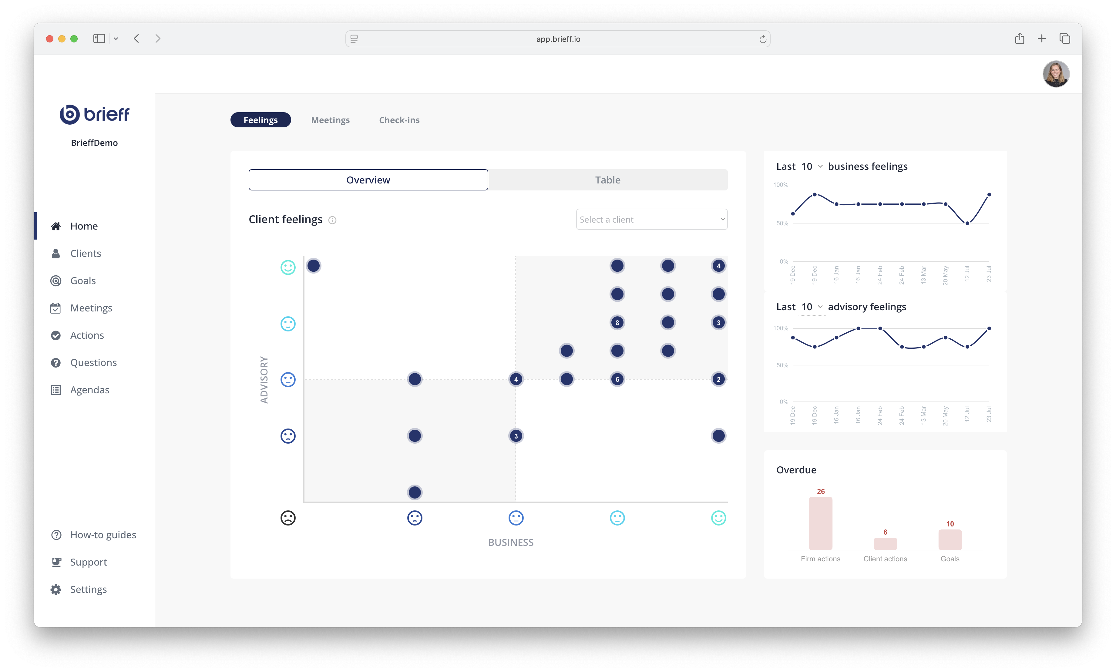 Screenshot 1 for app Brieff