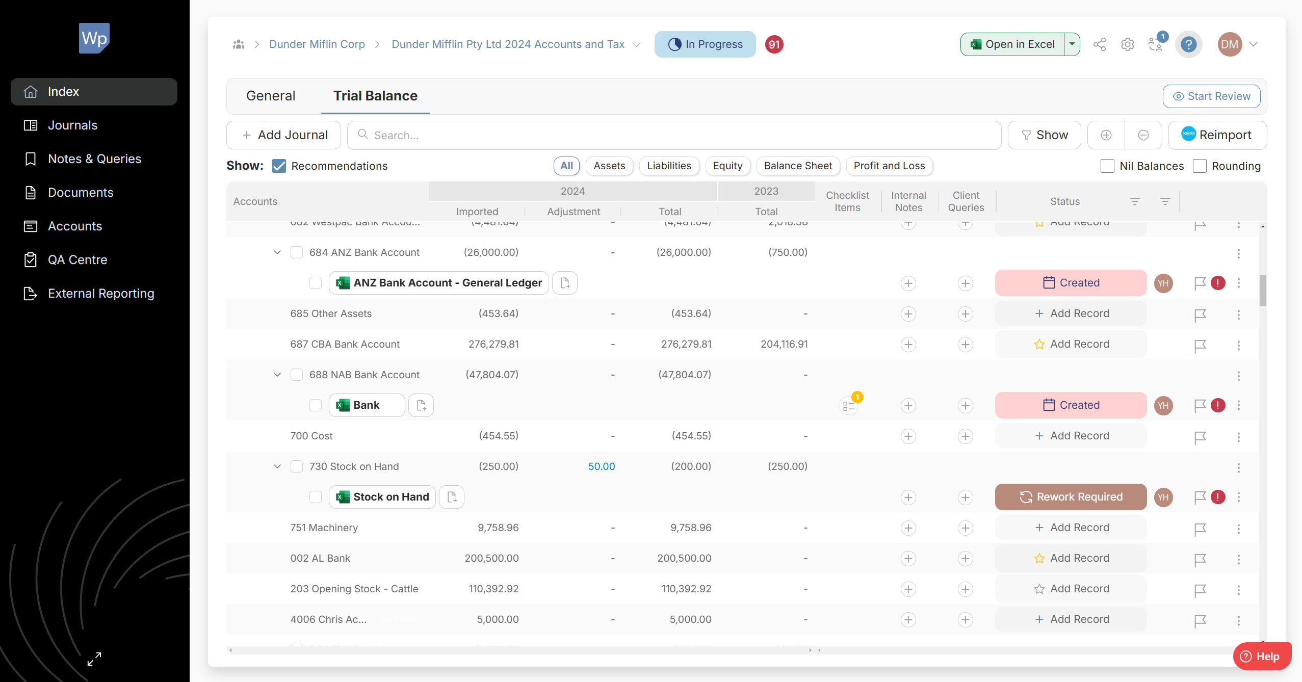 Screenshot 2 for app Active Workpapers