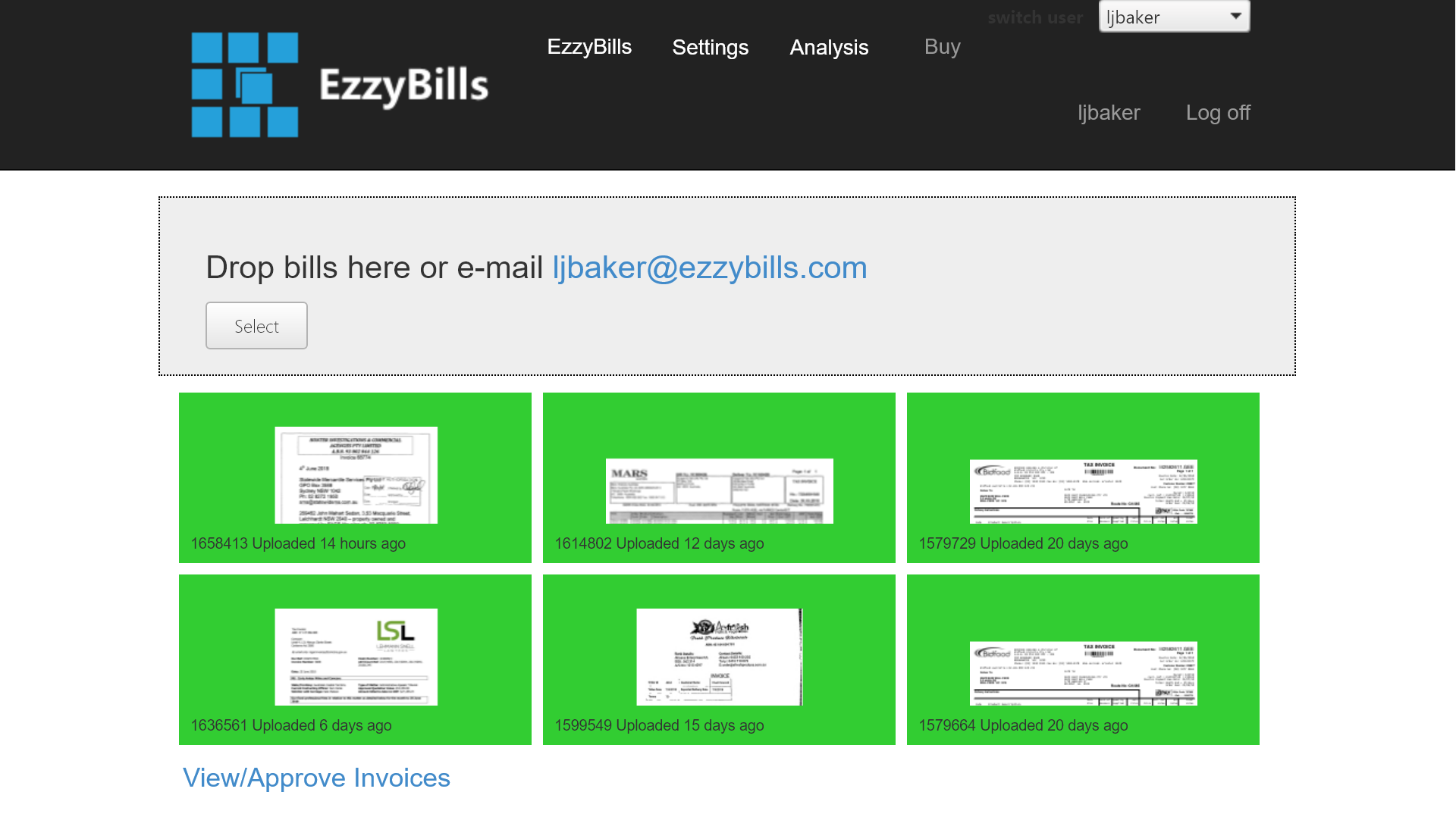 Screenshot 1 for app EzzyBills