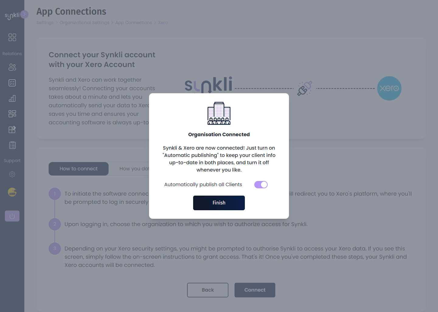 Screenshot 2 for app Synkli